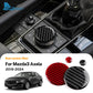 Autocollants fibre de carbone pour molette de commande centrale – Mazda 3 BP & CX-30