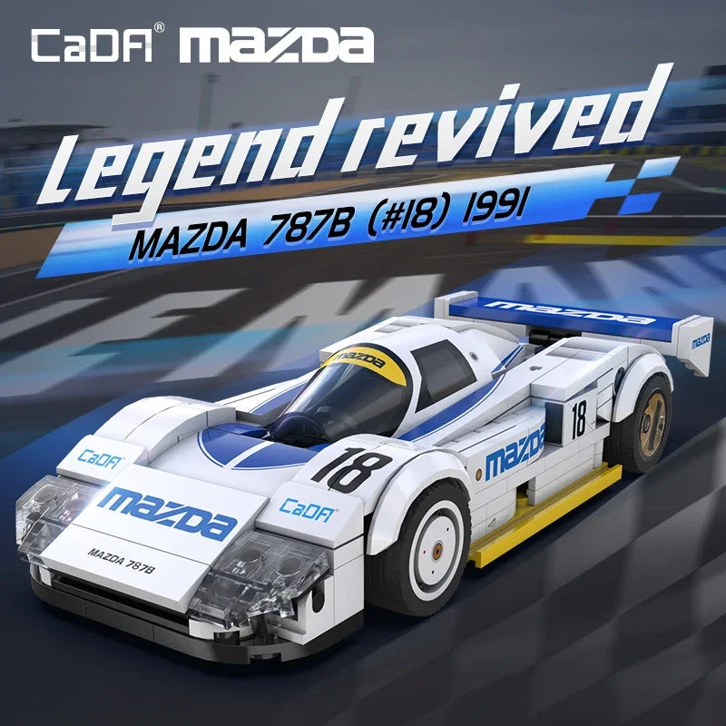 Voiture d'Endurance Mazda en Briques – Kit CaDA 242 Pièces