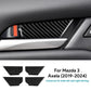 Autocollants fibre de carbone pour cuvettes de poignées de portes intérieures – Mazda 3 BP & CX-30 – photo 8