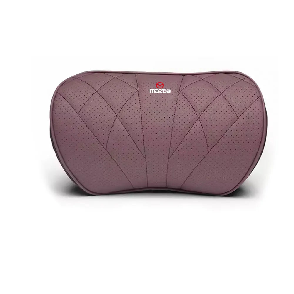 Coussin d'Assise, Appui-Tête & Soutien Lombaire en Cuir Nappa & Mousse à Mémoire
