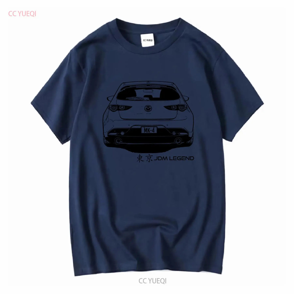 T-Shirt Mazda 3 Compacte BP – Illustration JDM, Manches Courtes ou Longues