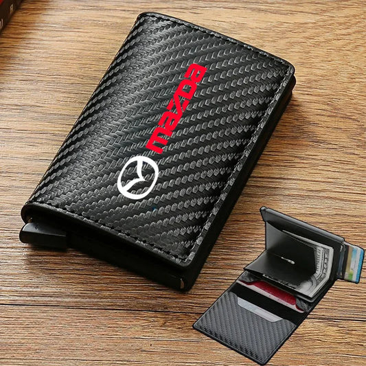 Leatherette RFID Card Holder - Mazda Edition