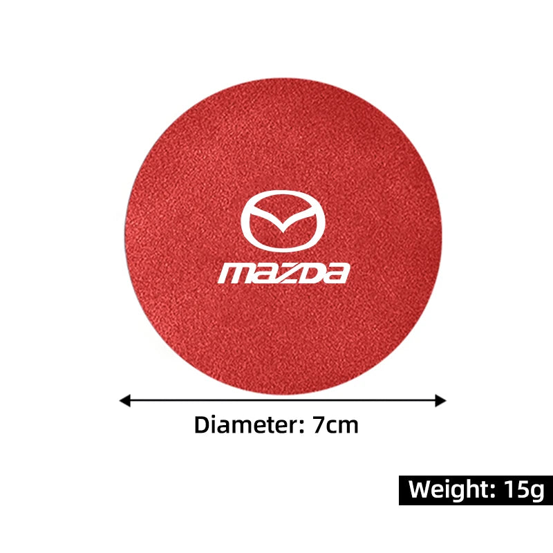 2PCS Car Coaster Cup Holder Anti-slip Accessories For Mazda Axela Atenza 6 3 5 2 CX5 CX7 CX9 CX30 RX8 MX5