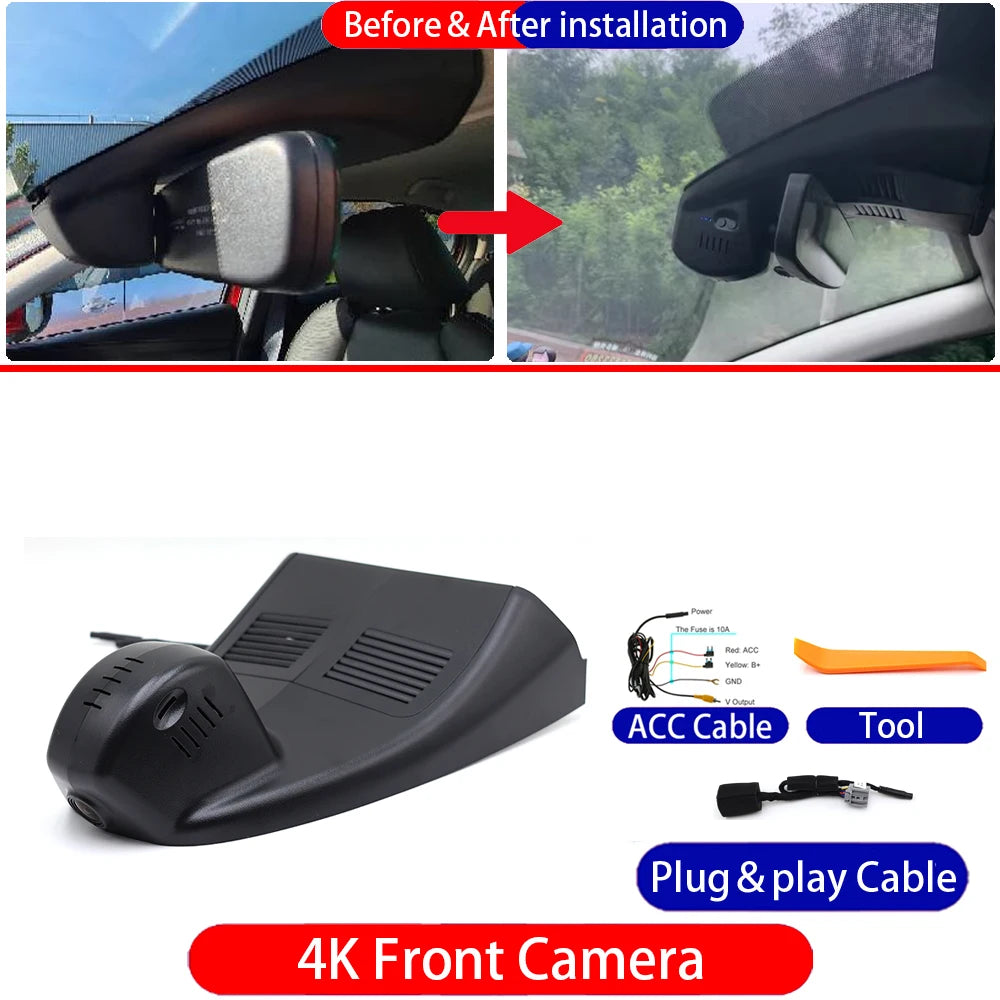 Dashcam 4K Intégrée Type Origine WiFi – Mazda 3 BP