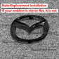 Kit Logos & Lettrages Noirs Blackout – Mazda CX-30