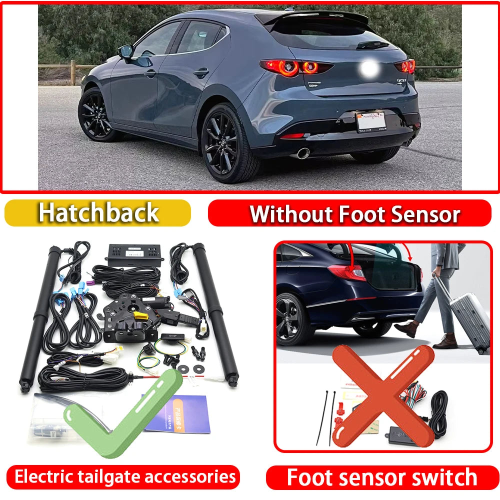 Kit Hayon Électrique Motorisé avec Option Capteur au Pied – Mazda 3 BP