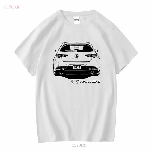 T-shirt Mazda 3 compacte BP illustration JDM, manches courtes ou longues