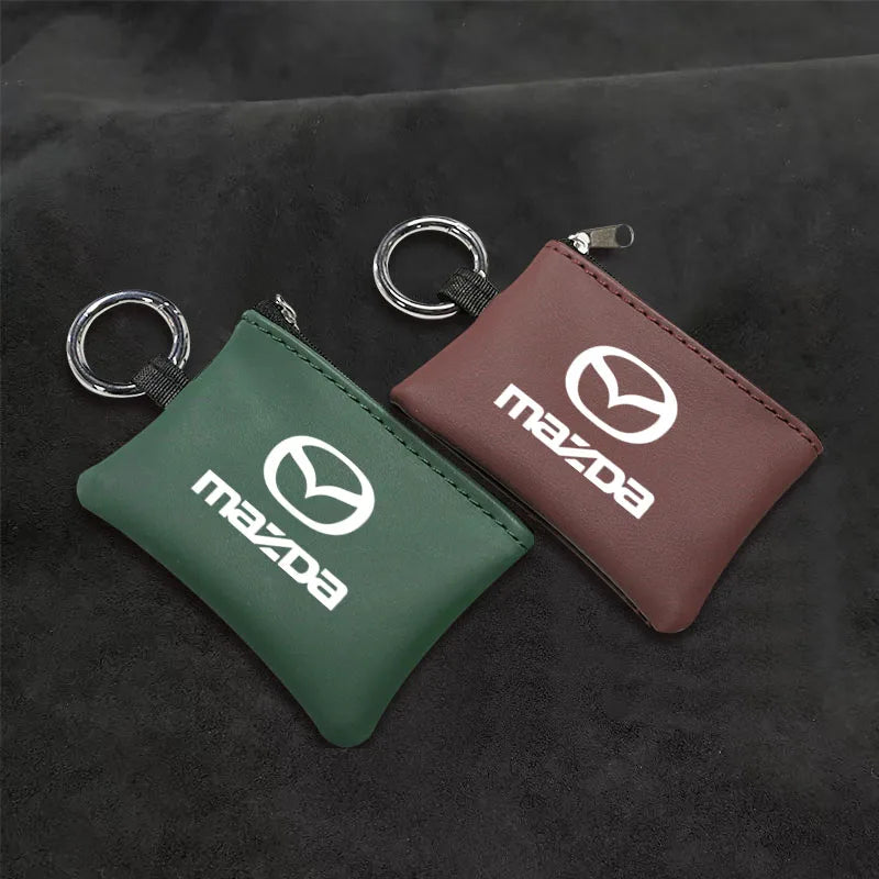 Compact leatherette key fob case – Mazda Edition