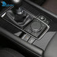 Autocollant fibre de carbone pour console de levier de vitesse – Mazda 3 BP (manuelle & automatique) – photo 3