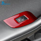 Autocollant fibre de carbone pour panneau de commande des lève-vitres avant – Mazda 3 BP – photo 3