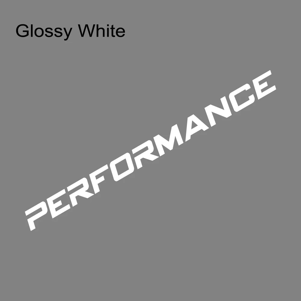 Sticker de Pare-Brise "Performance Styling" Décoration Vinyle –