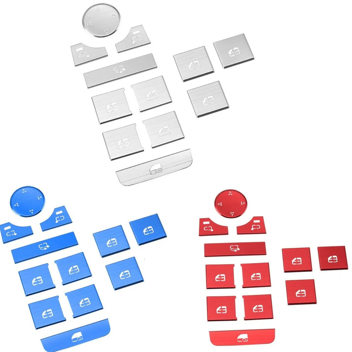 Aluminum Window Regulator Button Covers - Premium Interior Trim Kit