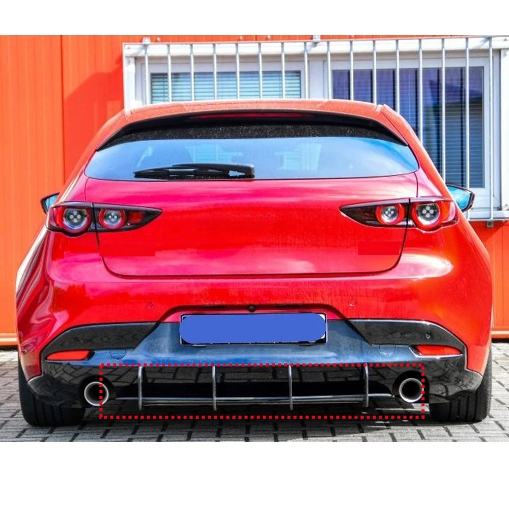 Diffuseur Arrière à Ailettes Style Racing – Mazda 3 Compacte BP