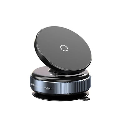 Phone holder with magnetic suction cup mount