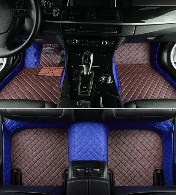 Tapis de Sol Luxe en Cuir PU Sur-Mesure