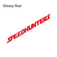 Bandeau de pare-brise Speedhunters en vinyle – Rouge brillant