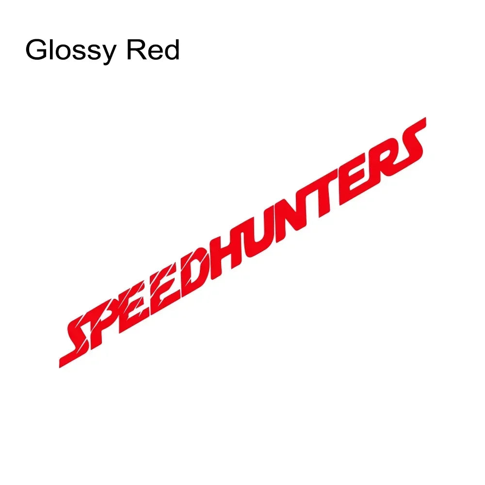 Bandeau de pare-brise Speedhunters en vinyle – Rouge brillant