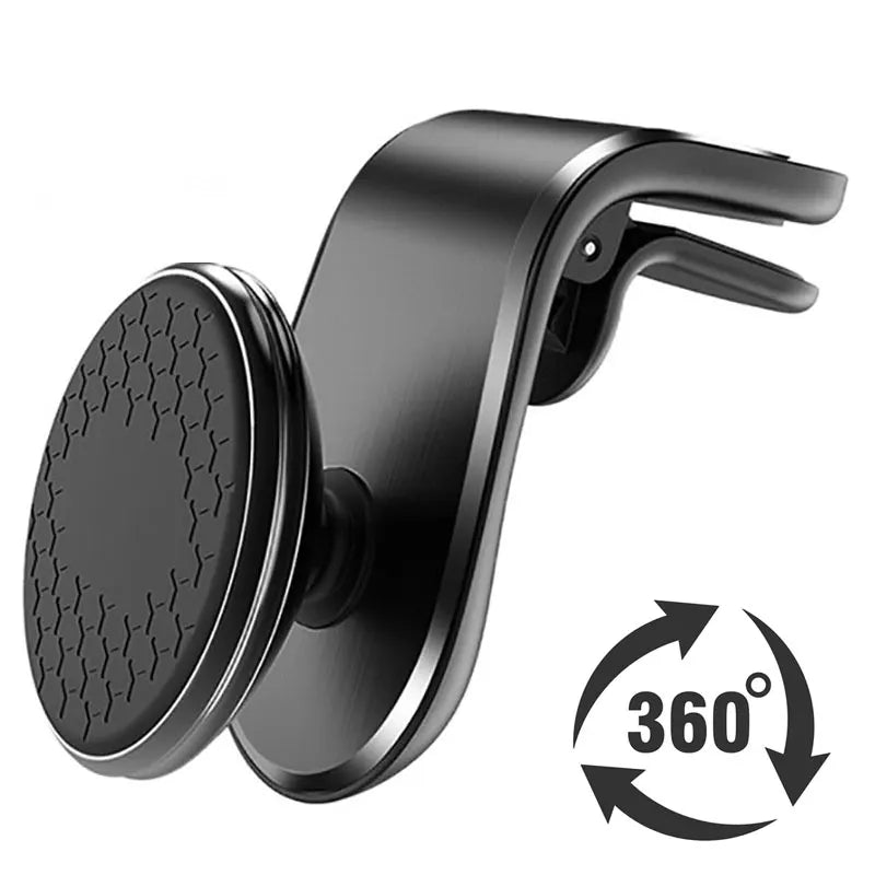 Support téléphone magnétique grille aération noir universel Mazda 3 CX-30 CX-5 - Mazdrive