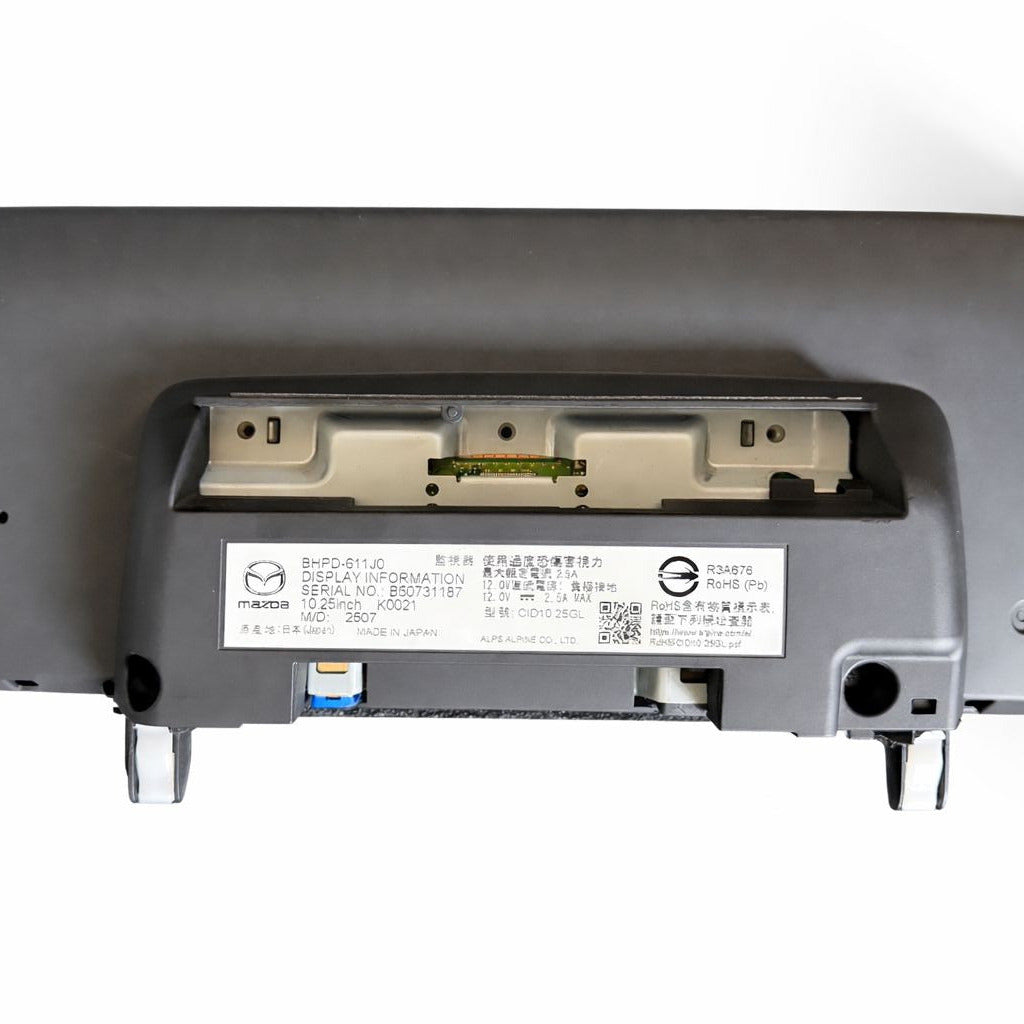 Écran Ultra-Large 10.25 pouces HD Neuf - Mazda 3 BP & Sedan (2019 - 2026) BHPD-611J0