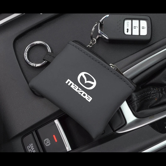 Compact leatherette key fob case – Mazda Edition