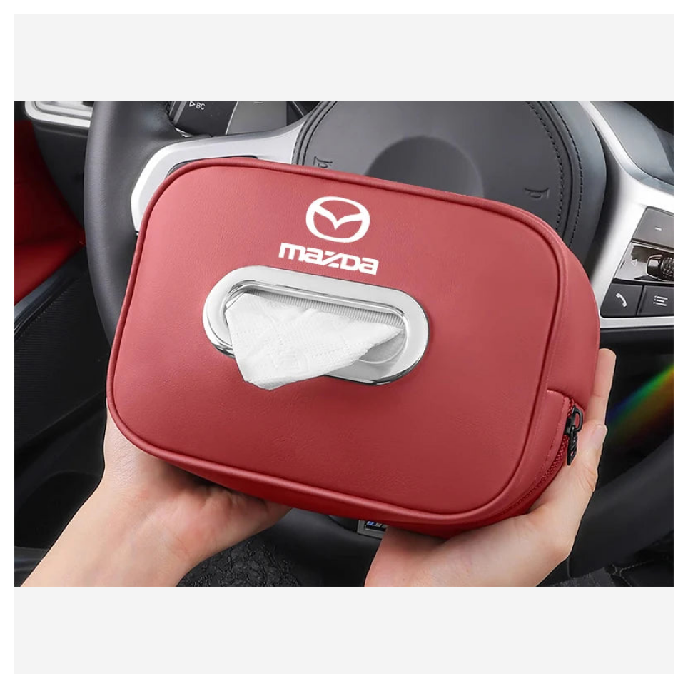 Leatherette Tissue Box - Mazda Edition